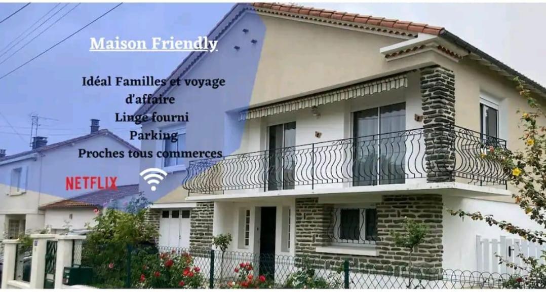 -Comme A La Maison- Jardin, Veranda, Ideal Familles Et Business Νιόρ Εξωτερικό φωτογραφία